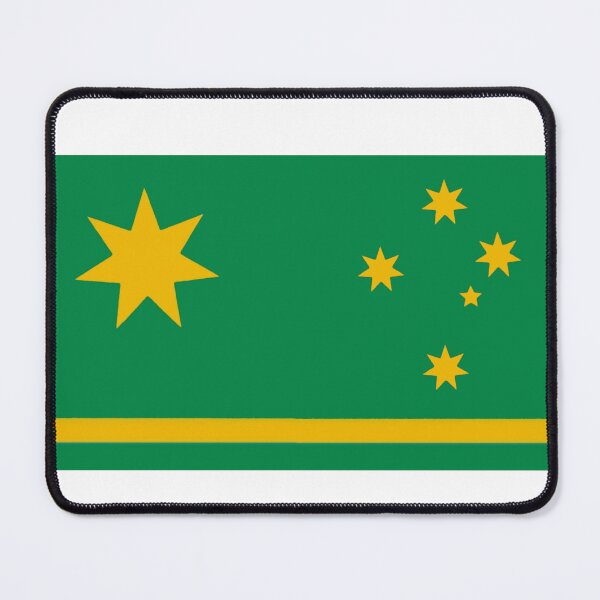 Item preview, Green and gold. Golden Horizon Flag. Australia designed and sold by Kangaroo Sun.