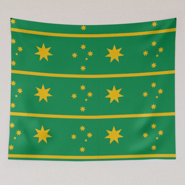 Item preview, Green and gold. Golden Horizon Flag. Australia  designed and sold by Kangaroo Sun.