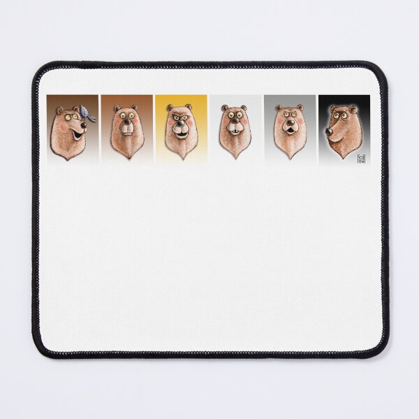 Item preview, Gay PRIDE, Bear faces with different gestures designed and sold by Didakdc.