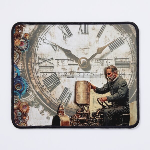 Aperçu de l'œuvre L'homme et son monde mécanique. créée et vendue par Koh..