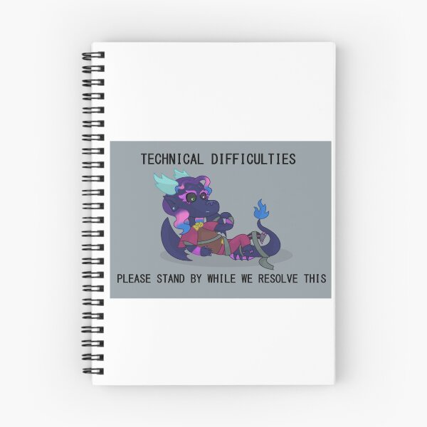 Item preview, Dark Dragon Deception Technical Difficulties Print Version designed and sold by DarkDragonDeception - Claudia.