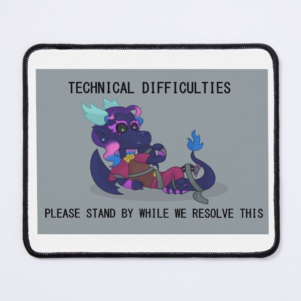 Item preview, Dark Dragon Deception Technical Difficulties Print Version designed and sold by DarkDragonDeception - Claudia.