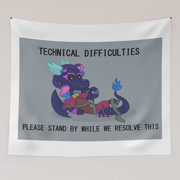 Item preview, Dark Dragon Deception Technical Difficulties Print Version designed and sold by DarkDragonDeception - Claudia.