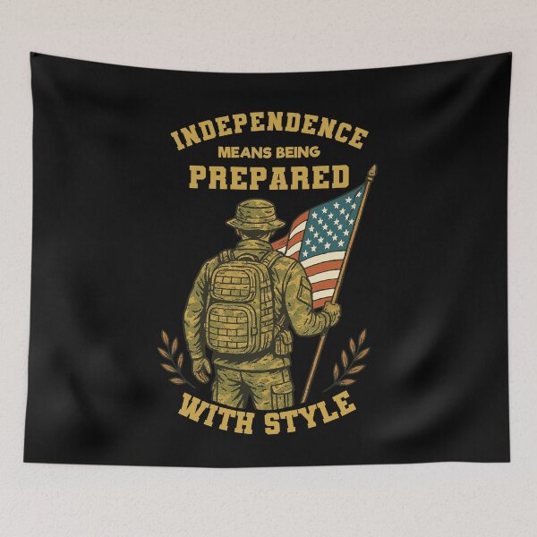 Item preview, Independence Means Being Prepared With Style designed and sold by LuminOrb.