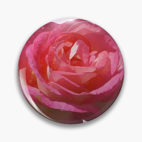 Item preview, Blooming watercolor pink rose designed and sold by Kyokosan98.