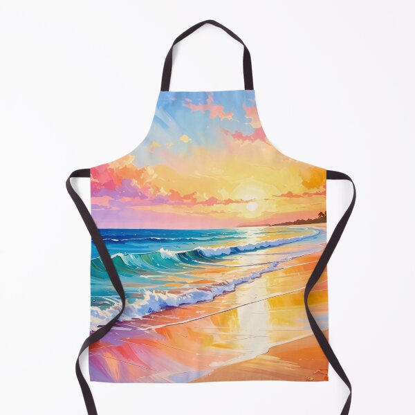 Item preview, Beach at Sunset designed and sold by ArtFactoryAI.