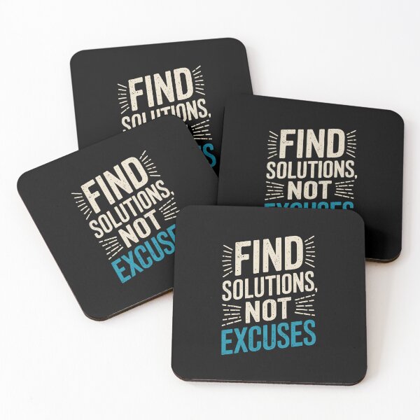 Item preview, Find Solutions, Not Excuses designed and sold by WindowStone.