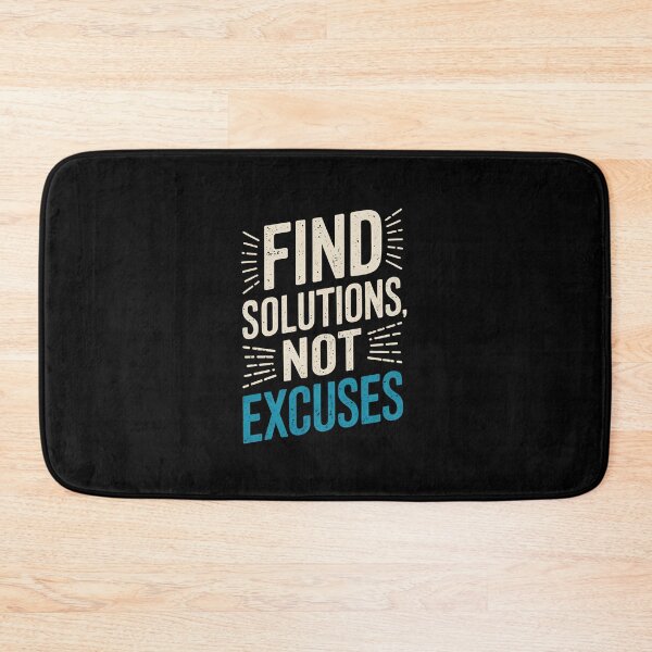 Item preview, Find Solutions, Not Excuses designed and sold by WindowStone.
