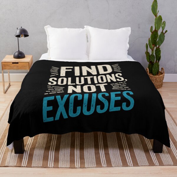 Item preview, Find Solutions, Not Excuses designed and sold by WindowStone.