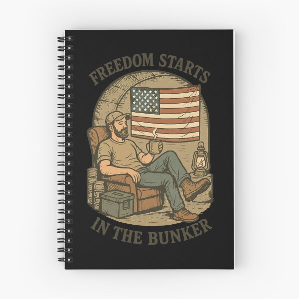 Item preview, Freedom Starts In The Bunker Survival Prepper designed and sold by LuminOrb.