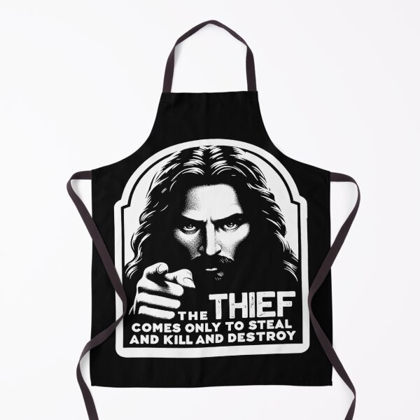 Item preview, John 10:10 The Thief Comes Only To Steal And Kill And Destroy designed and sold by plushism.