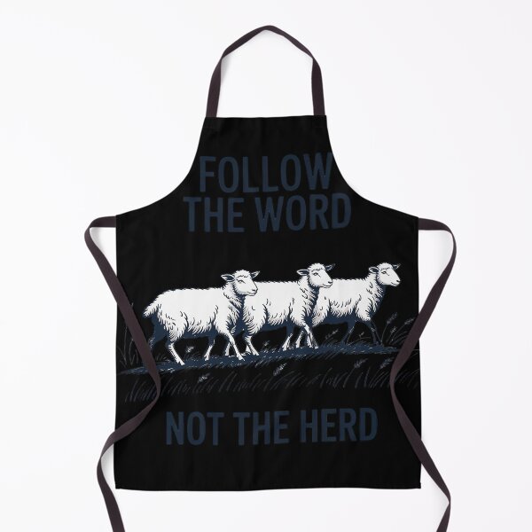 Item preview, Follow the word not the herd sheep designed and sold by Hlz-0118.