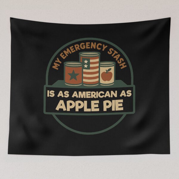 Item preview, My Emergency Stash Is As American As Apple Pie designed and sold by LuminOrb.