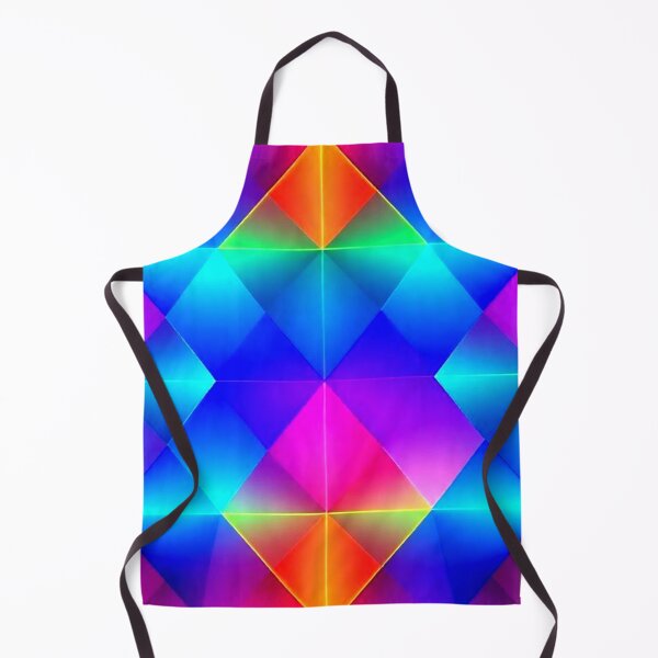 Item preview, Colorful neon colors with geometric pattern designed and sold by Dogandesighn.