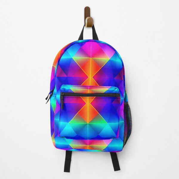 Item preview, Colorful neon colors with geometric pattern designed and sold by Dogandesighn.