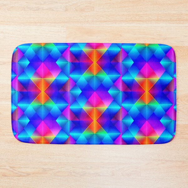 Item preview, Colorful neon colors with geometric pattern  designed and sold by Dogandesighn.