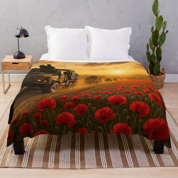 Item preview, Convoy of Duty Along Poppy Roads designed and sold by Skyframe Aviation.