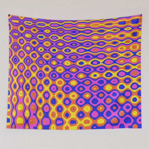 Item preview, Hypnotic play of geometric colors designed and sold by Sigtrix.