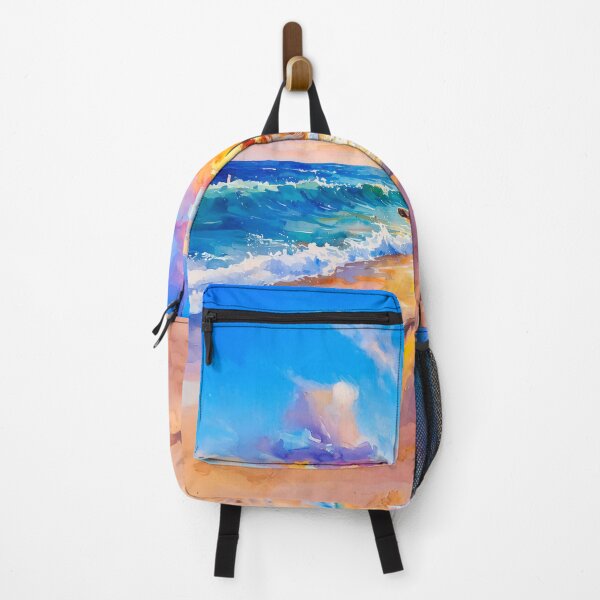 Item preview, Dog playing at the Beach designed and sold by ArtFactoryAI.