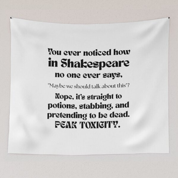 Item preview, Toxic Communication Shakespeare Style designed and sold by ObsidianDaz.
