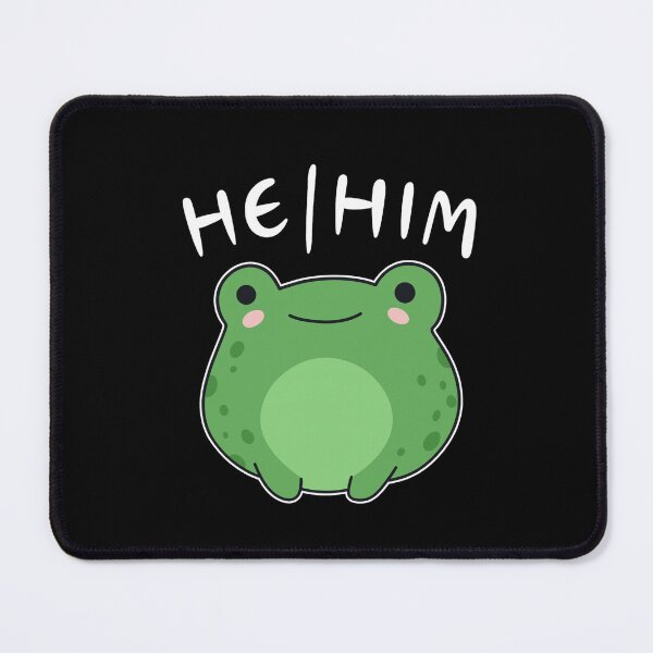 Item preview, He Him Frog Pride Cute LGBT Amphibian Cartoon designed and sold by haitrieuic96.