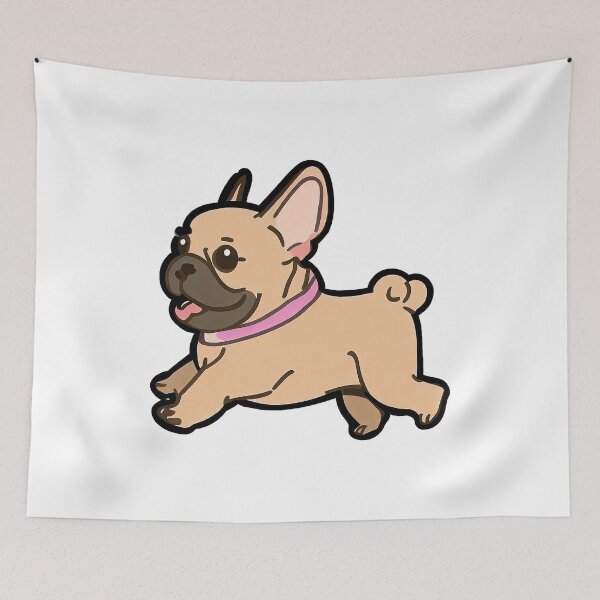 Item preview, Running Frenchie – Full Zoom Mode designed and sold by mintytees.