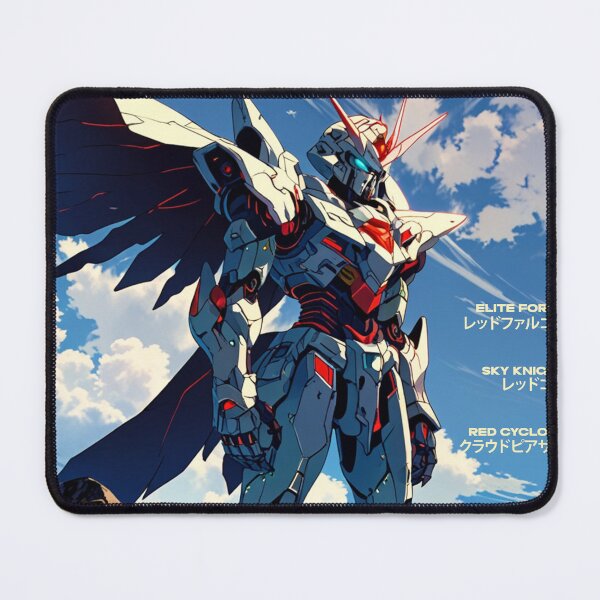 Item preview, Crimson Aegis Mecha Vanguard designed and sold by Retro Urban Wave.
