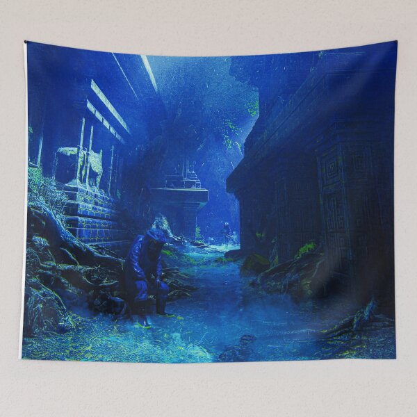 Item preview, Silent Sentinel of the Forgotten Ruins designed and sold by AlexSuiArt.