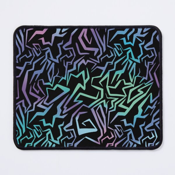 Item preview, Jagged Pop Pattern- Black Background designed and sold by Druid Soup.