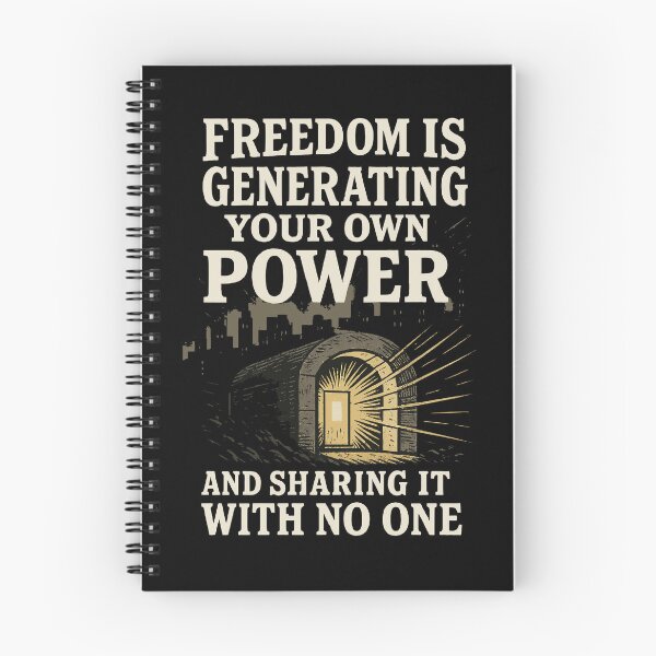 Item preview, Freedom Is Generating Your Own Power prepper designed and sold by LuminOrb.
