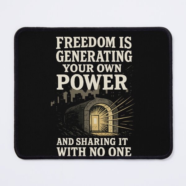 Item preview, Freedom Is Generating Your Own Power prepper designed and sold by LuminOrb.