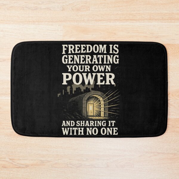 Item preview, Freedom Is Generating Your Own Power prepper designed and sold by LuminOrb.