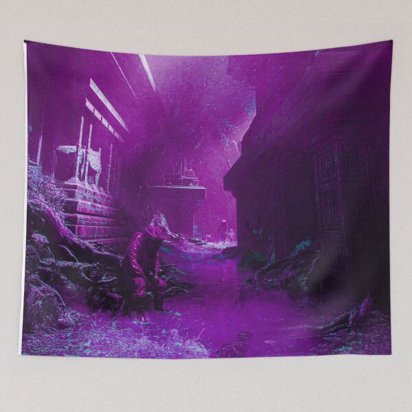 Item preview, Silent Sentinel of the Forgotten Ruins designed and sold by AlexSuiArt.