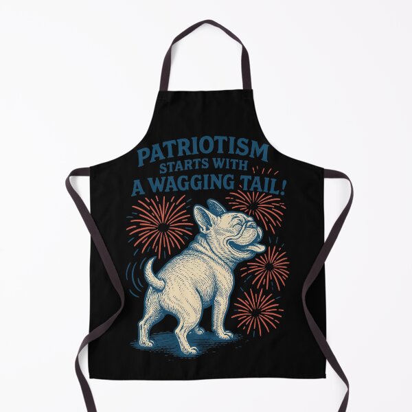 Item preview, Patriotism Starts With A Wagging Tail French designed and sold by LuminOrb.