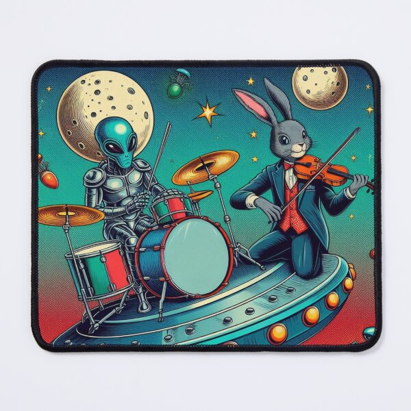 Item preview, Alien and bunny designed and sold by Dogandesighn.