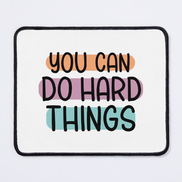 Item preview, You can do hard things is Inspirational Quotes designed and sold by Love Between Pages.