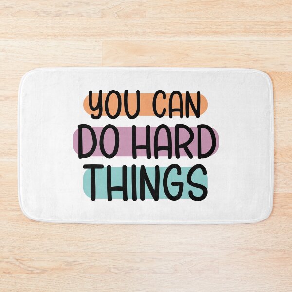 Item preview, You can do hard things is Inspirational Quotes designed and sold by Love Between Pages.