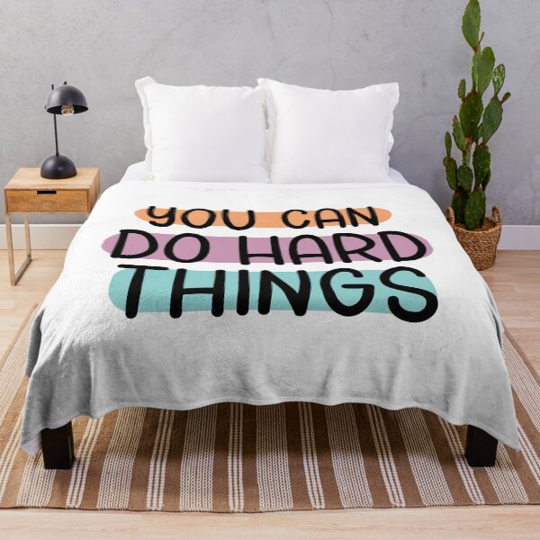 Item preview, You can do hard things is Inspirational Quotes designed and sold by Love Between Pages.