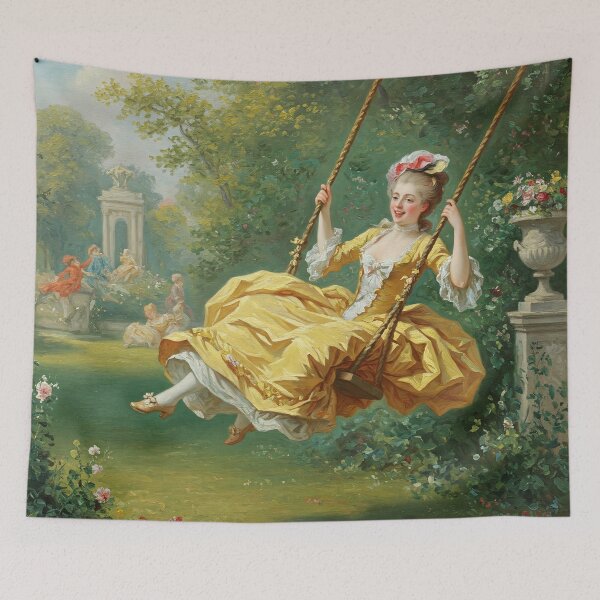 Item preview, The Swing Rococo Painting  designed and sold by Tamas Das.