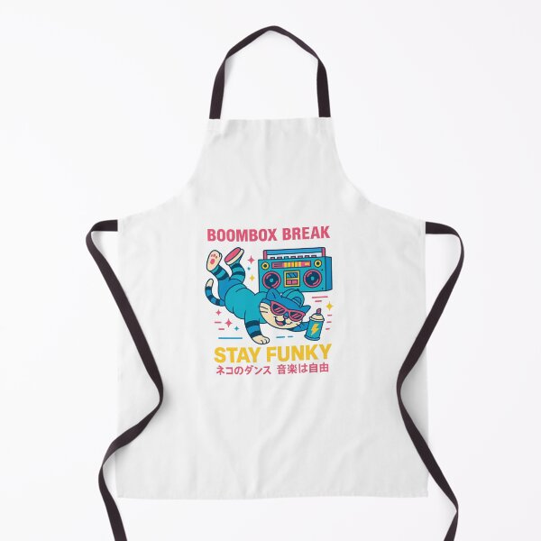 Item preview, Boombox Break – Funky Cat in Retro Motion designed and sold by BeetleDots.