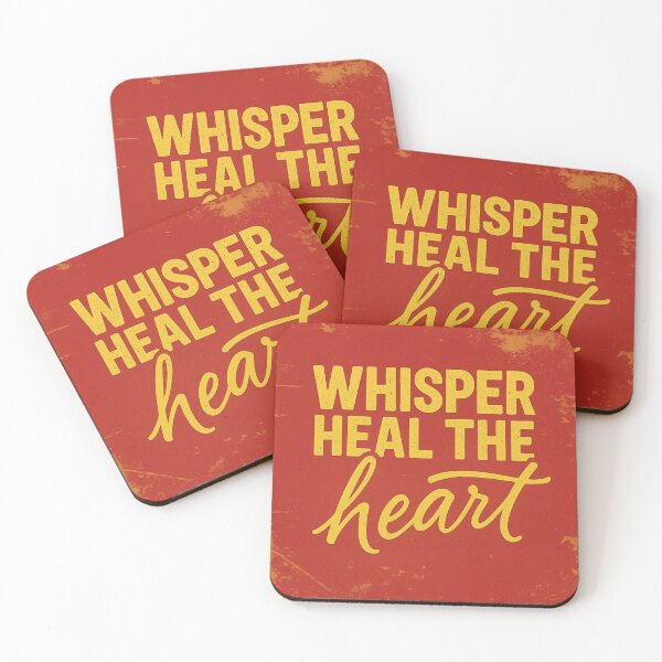 Item preview, Whisper Heal the Heart – Motivational Quote Design designed and sold by laliitkhatri.