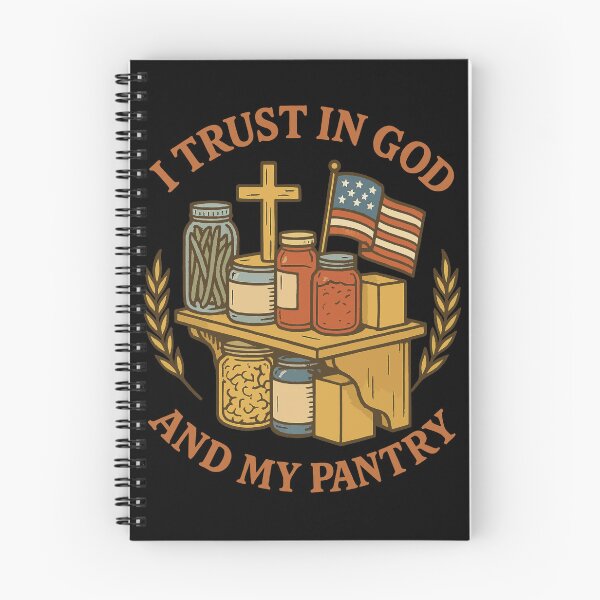 Item preview, I Trust In God And My Pantry Survival Canning designed and sold by LuminOrb.