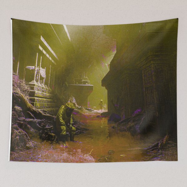 Item preview, Silent Sentinel of the Forgotten Ruins designed and sold by AlexSuiArt.