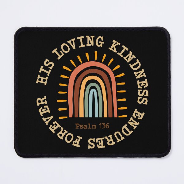 Item preview, His Lovingkindness Endures Forever Inspired from Psalm 136 | Bible Verse | Scripture Art Series #3 designed and sold by JirehKollezion.