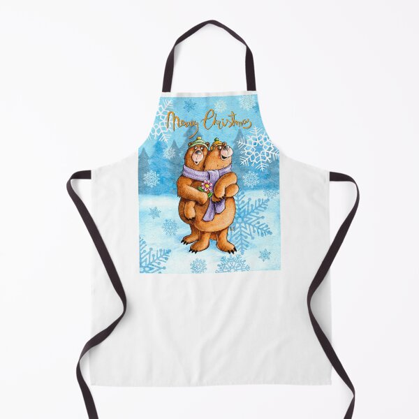 Item preview, Christmas bears wrapped in a scarf with a Christmas background designed and sold by Didakdc.