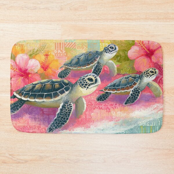 Item preview, Three Baby Honu Ohana Family designed and sold by sunnthreads.