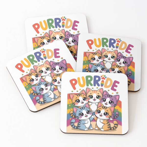 Item preview, Purride Cats LGBTQ Pride in Every Meow designed and sold by JayceTucker89.