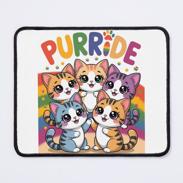 Item preview, Purride Cats LGBTQ Pride in Every Meow designed and sold by JayceTucker89.