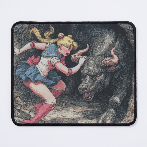 Item preview, Sailor Moon vs The Cave Beast designed and sold by pastel.moonwave.
