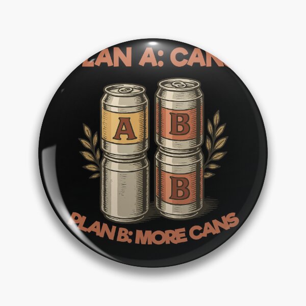 Item preview, funny prepper plans for Cans Survival design designed and sold by LuminOrb.
